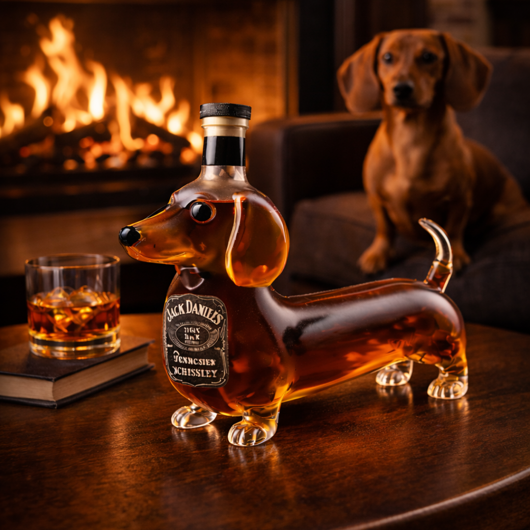 Douglas | Jack Daniel's Whisky Bottle Dachshund Design