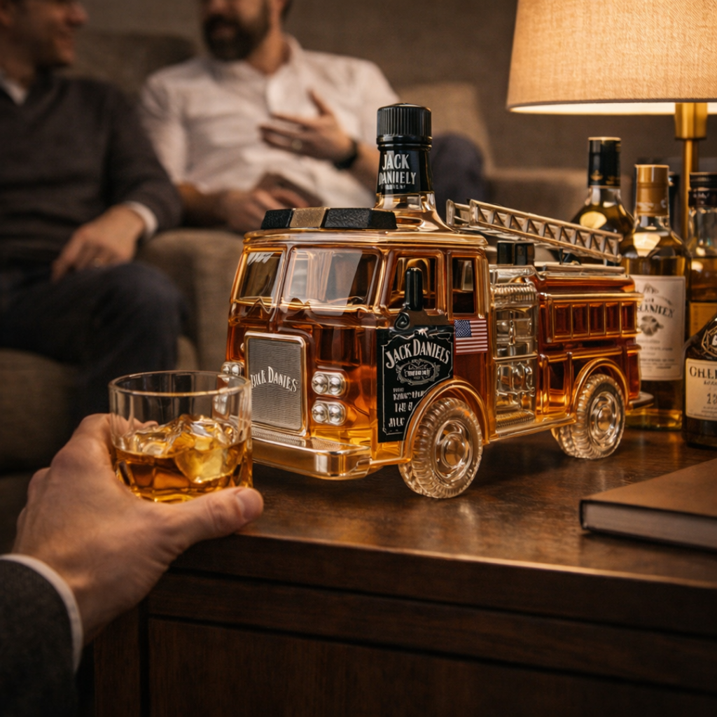 James | Whisky Bottle Jack Daniel Firefighter Design