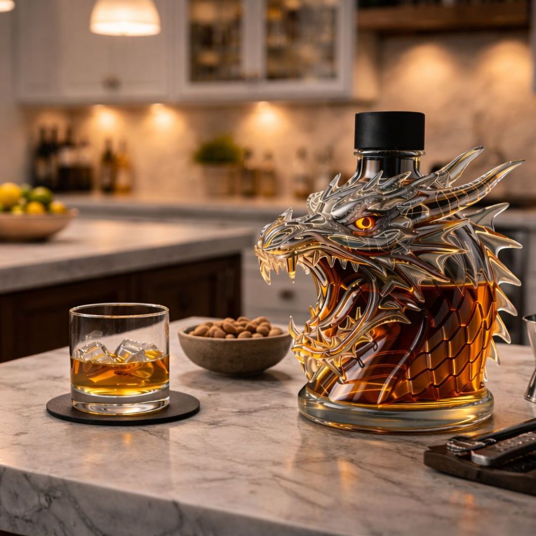 Dennis | Whisky Bottle Dragon Design