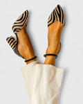 Natalie | Elegant Pointed Striped Heels