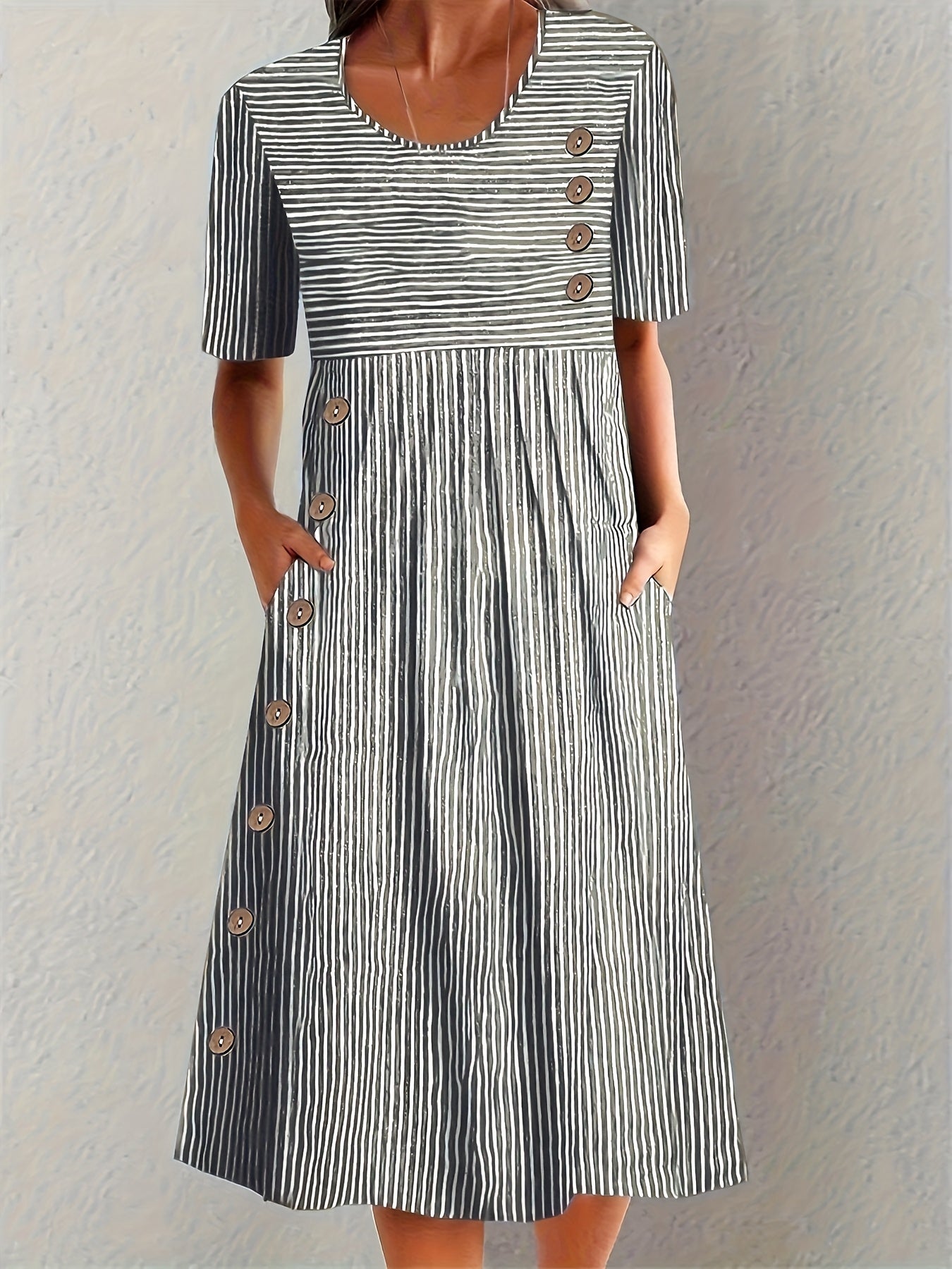 Sophie | Casual Striped Summer Dress