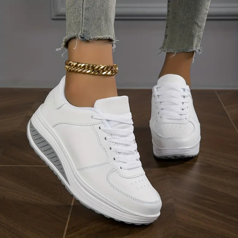 Vera | Women's Orthopedic Lace-Up Platform Sneakers