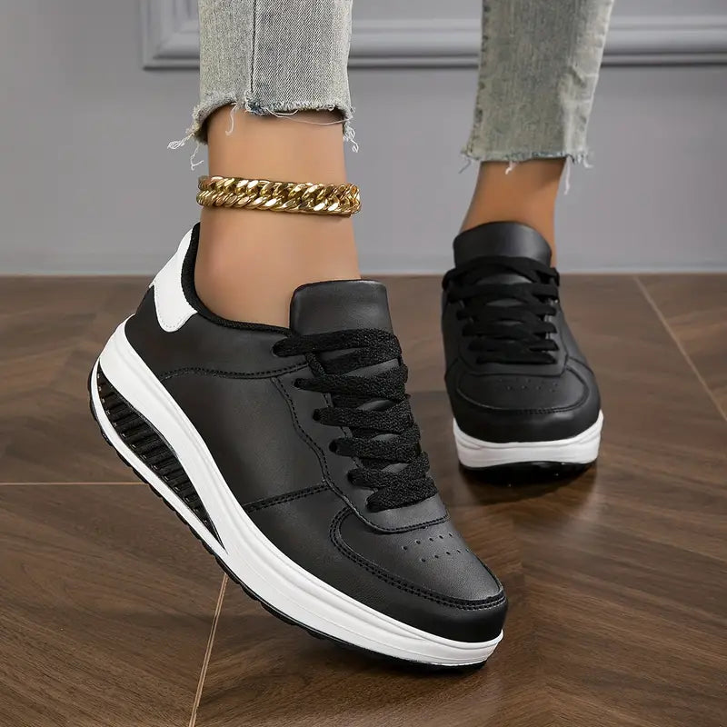 Vera | Women's Orthopedic Lace-Up Platform Sneakers