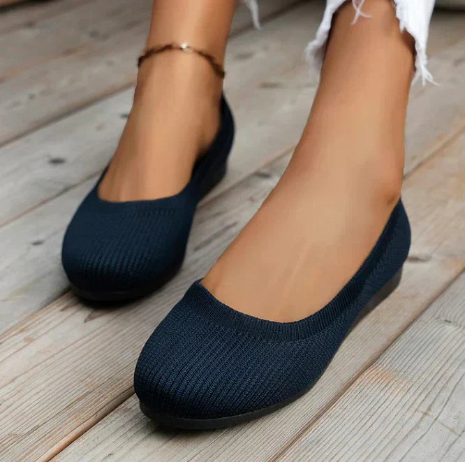 Daphne | Women's Knit Slip-On Ballet Style Flats